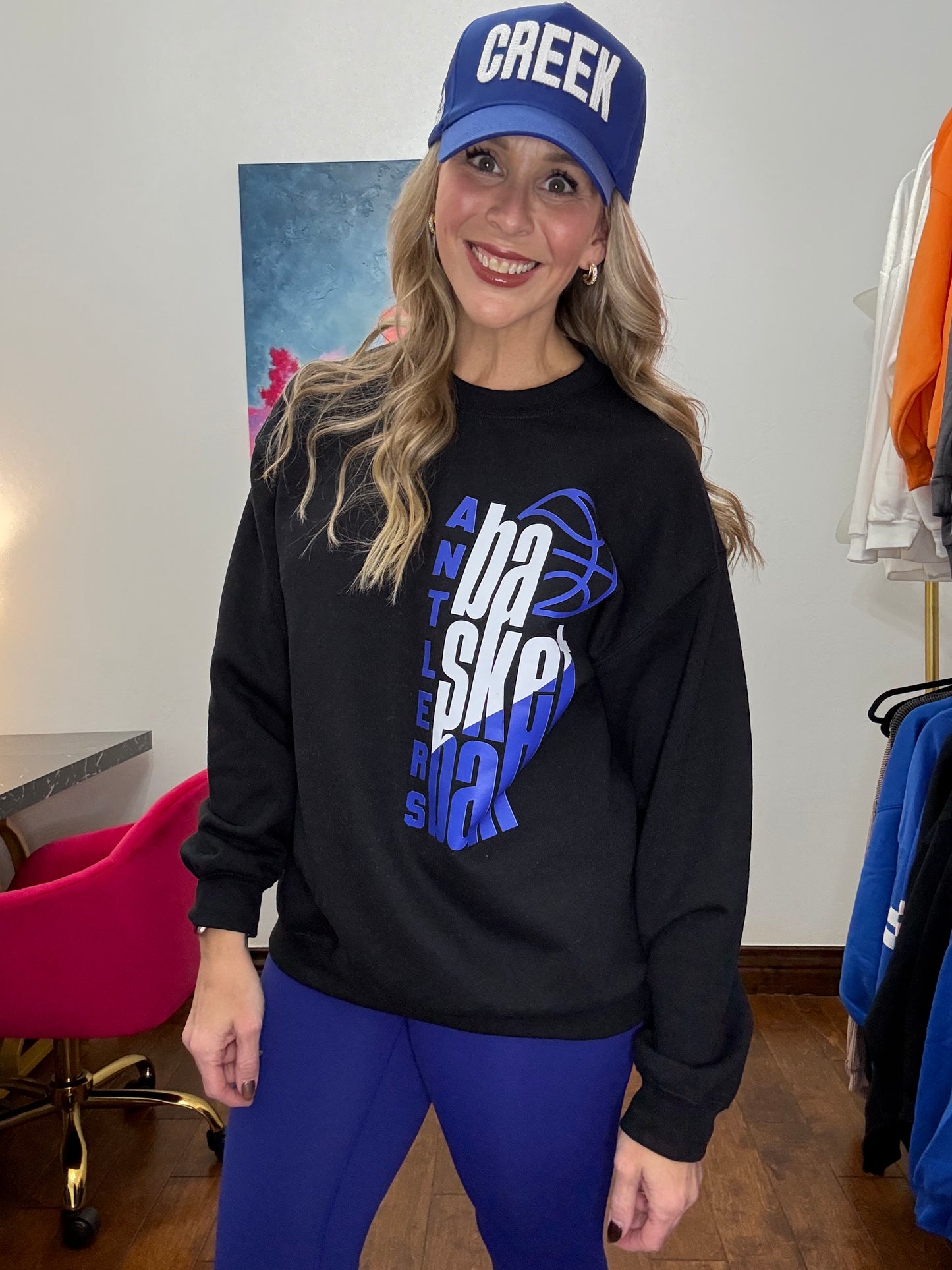 Antlers Vertical Varsity Sweatshirt