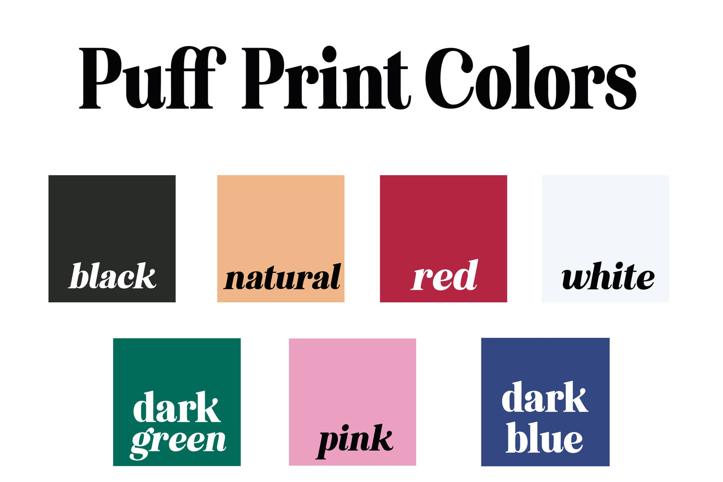 PUFF PRINT Custom Cropped Sweatshirt – Embossed 3D Lettering: Royal Blue / Pink / XL