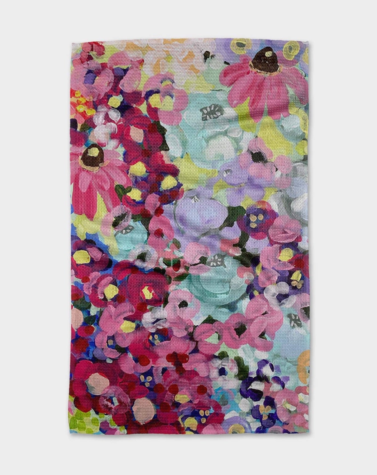 Geometry Fields of Joy Tea Towel