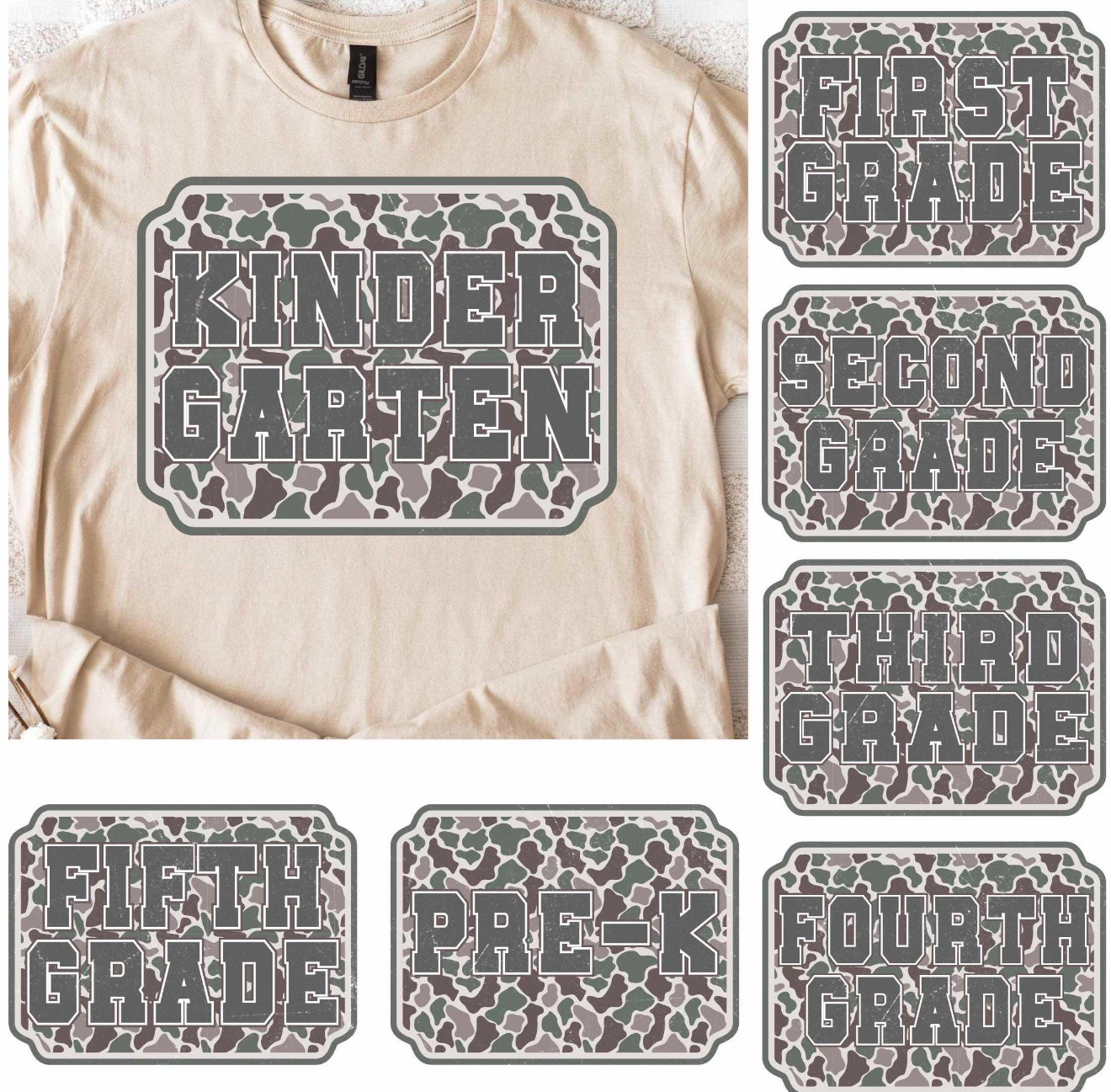 Grade Level Camo Tee