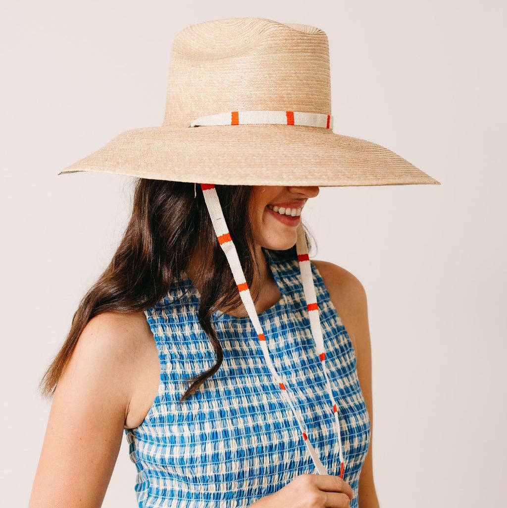 Cherry Pinstripe Removable Strap