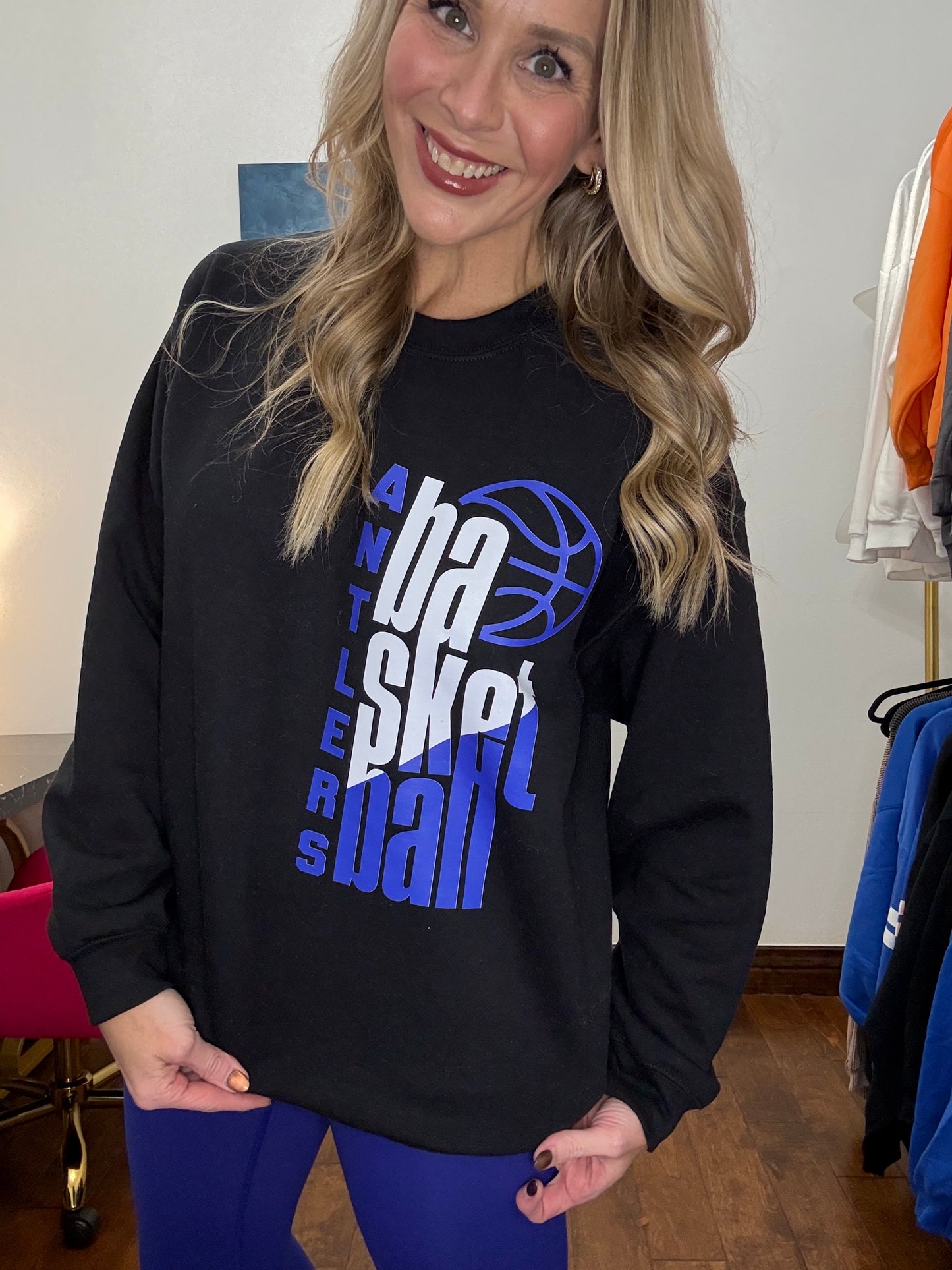 Antlers Vertical Varsity Sweatshirt