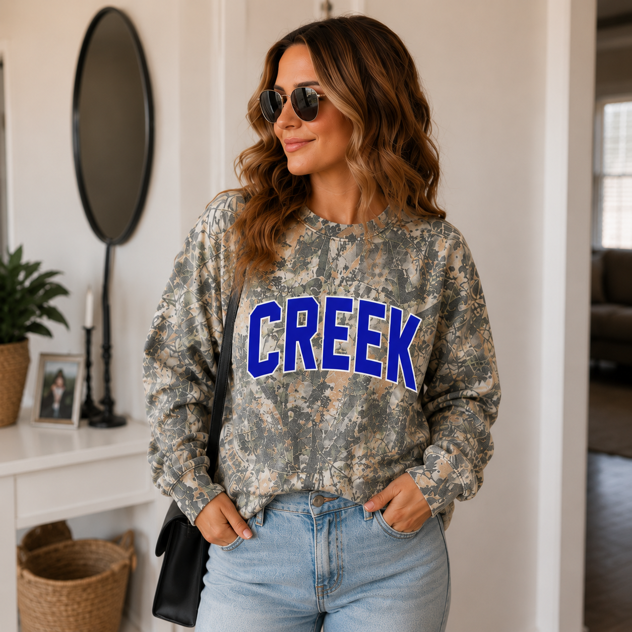 Cotton Collective Camo Long Sleeve Tee