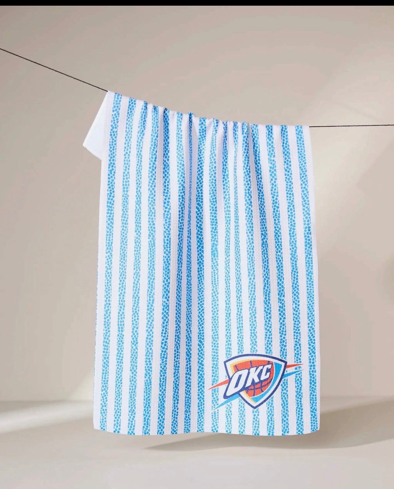 OKC Grip Stripe Tea Towel