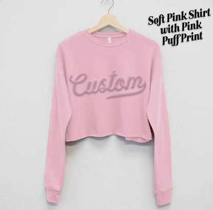 Custom Cropped Sweatshirt Pre-Order
