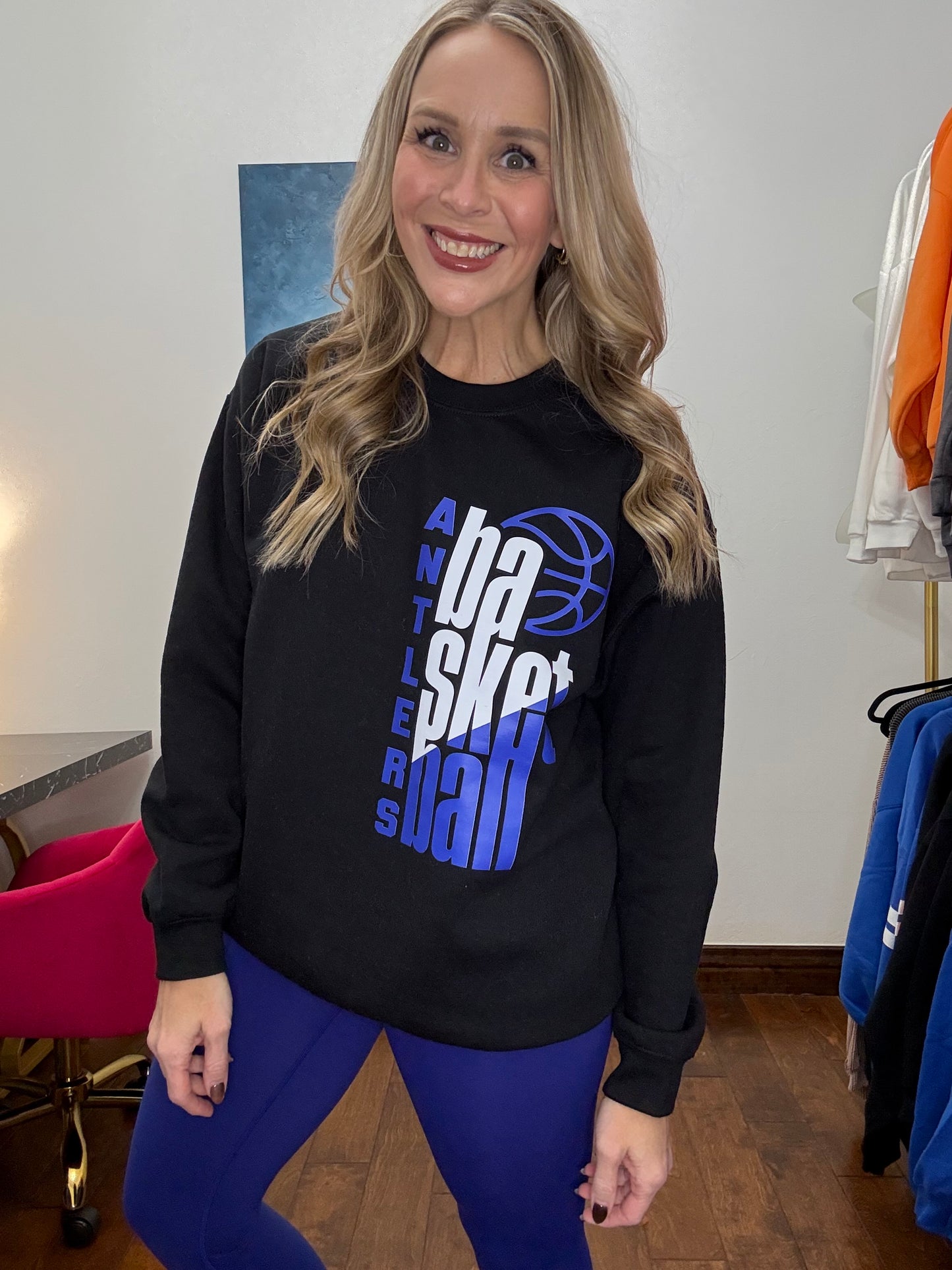 Antlers Vertical Varsity Sweatshirt