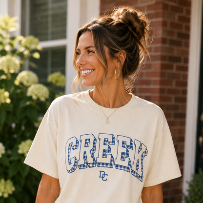 Varsity Gingham Tee