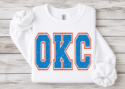 OKC Distressed Logo