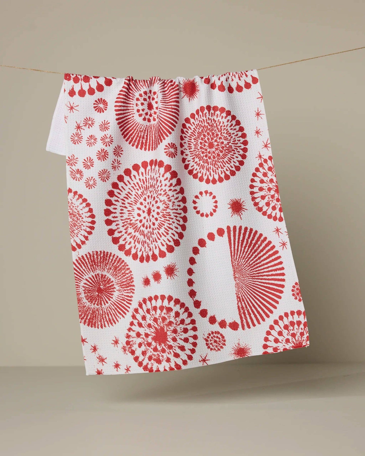 Freedom Sparks Tea Towel: Blue