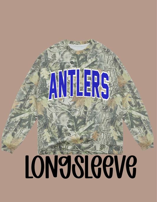 PREORDER Antlers Camo Longsleeve Tee