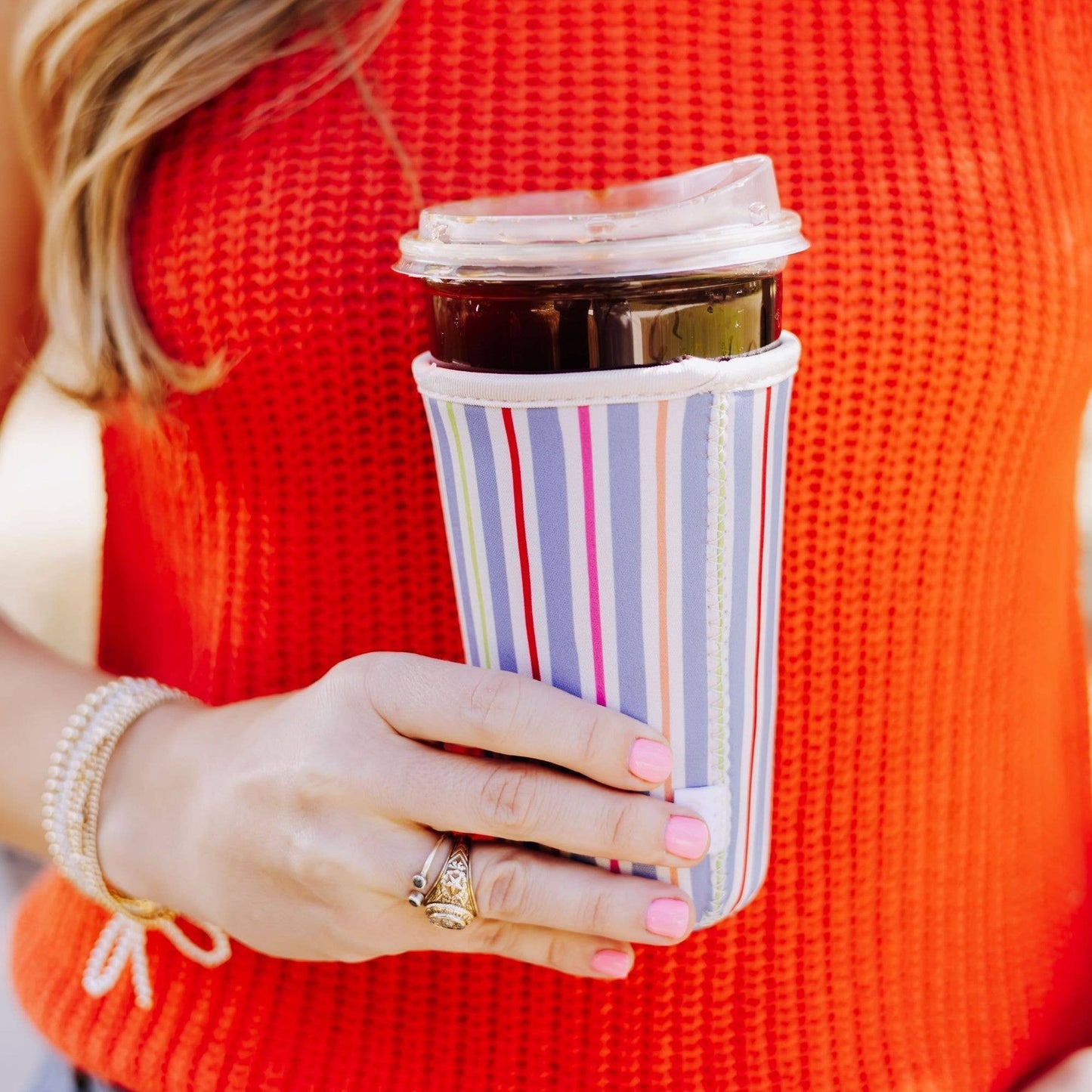Stripes Drink Sleeve: Medium