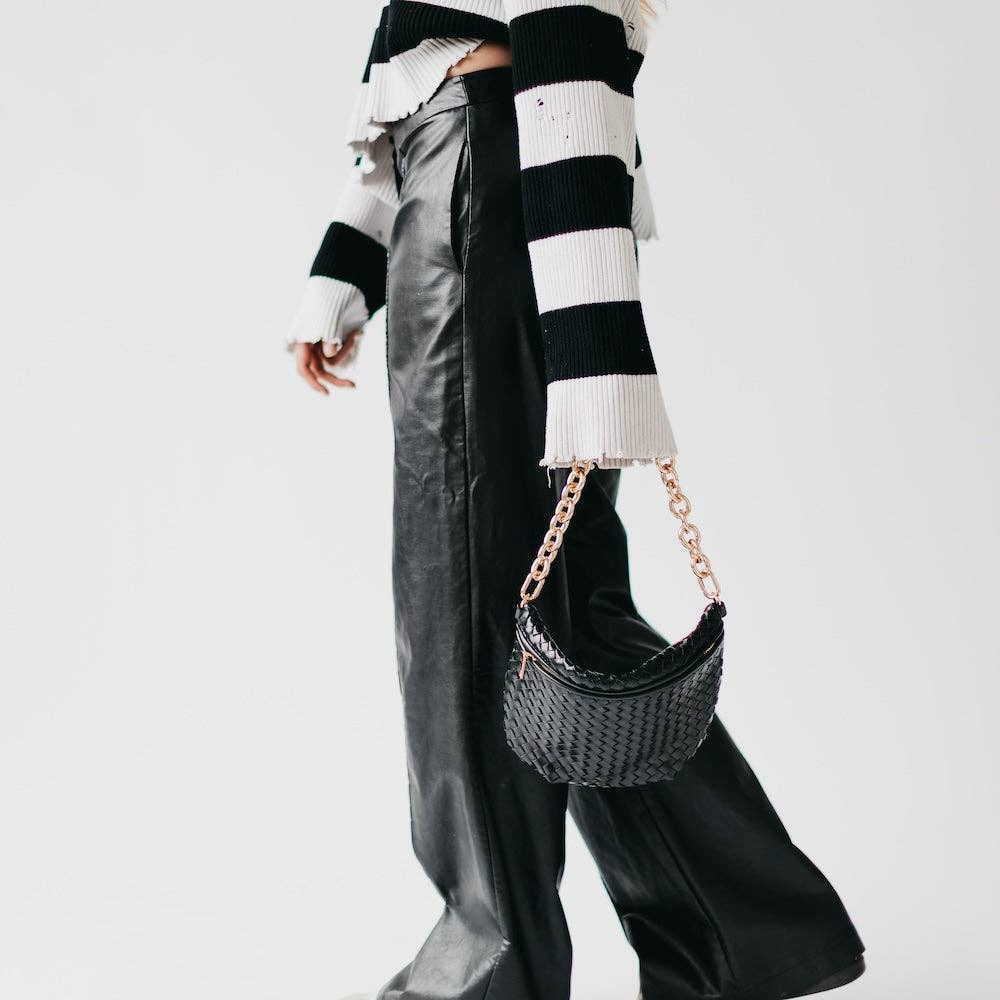 Bold Metal Chain Shoulder Strap