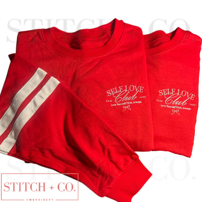 Self Love Club Varsity Stripe