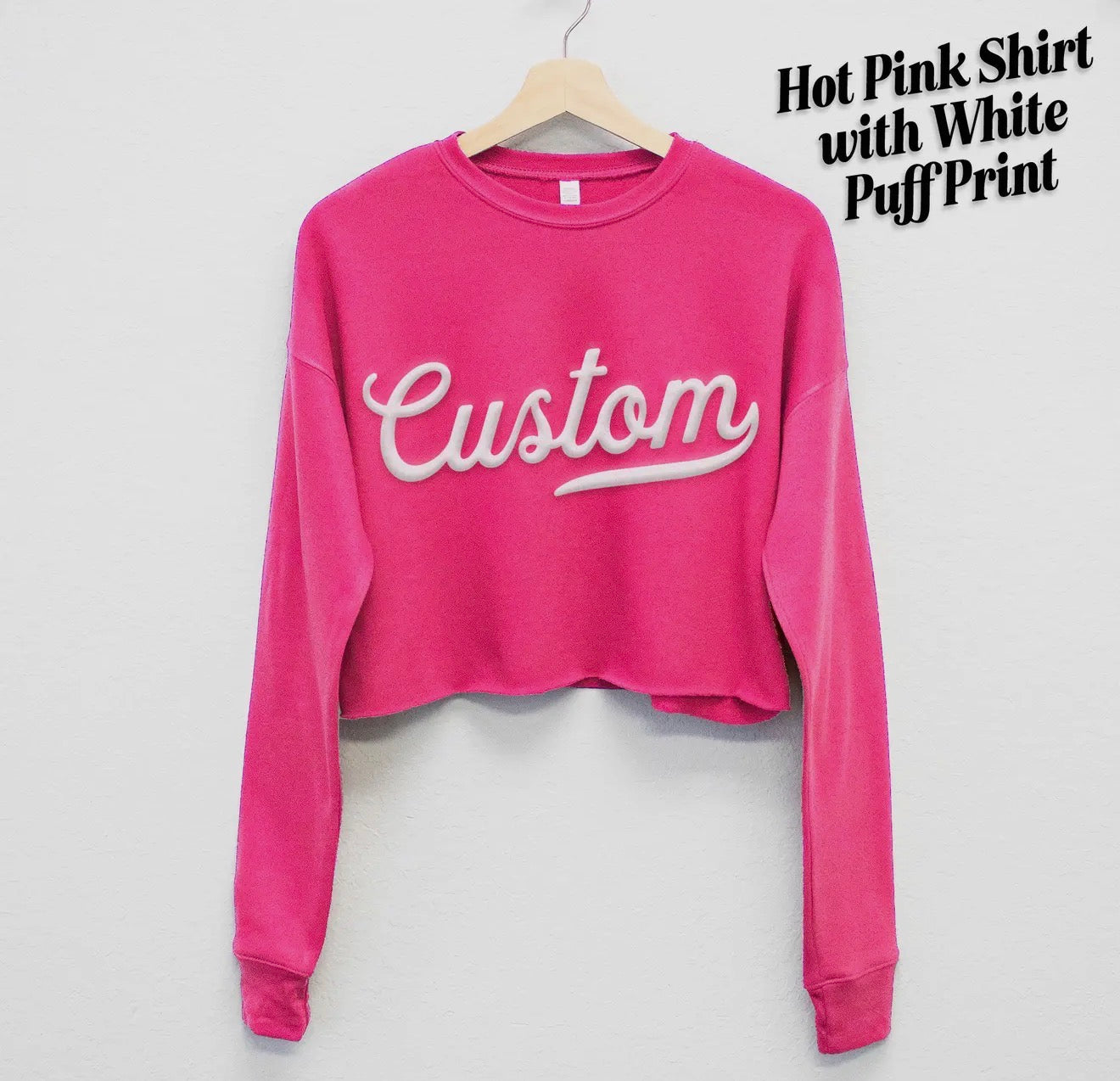 Custom Cropped Sweatshirt Pre-Order