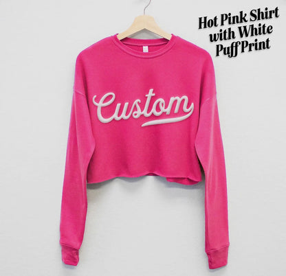 Custom Cropped Sweatshirt Pre-Order