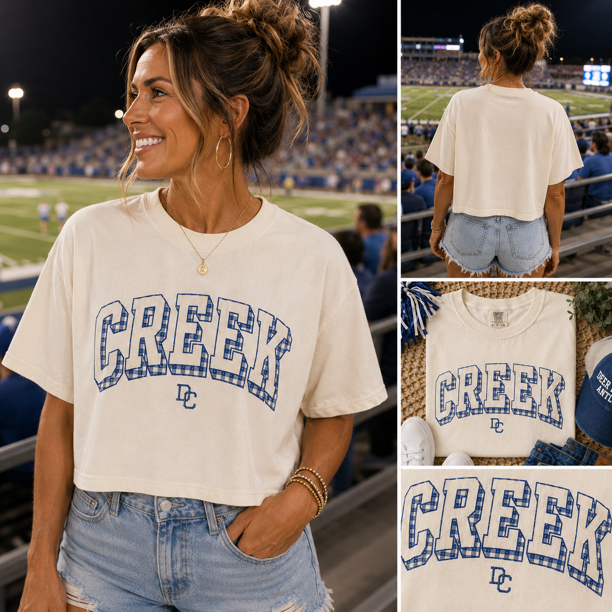 Varsity Gingham Tee