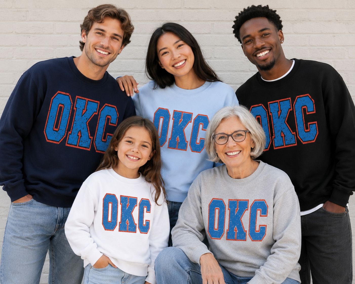 OKC Distressed Logo