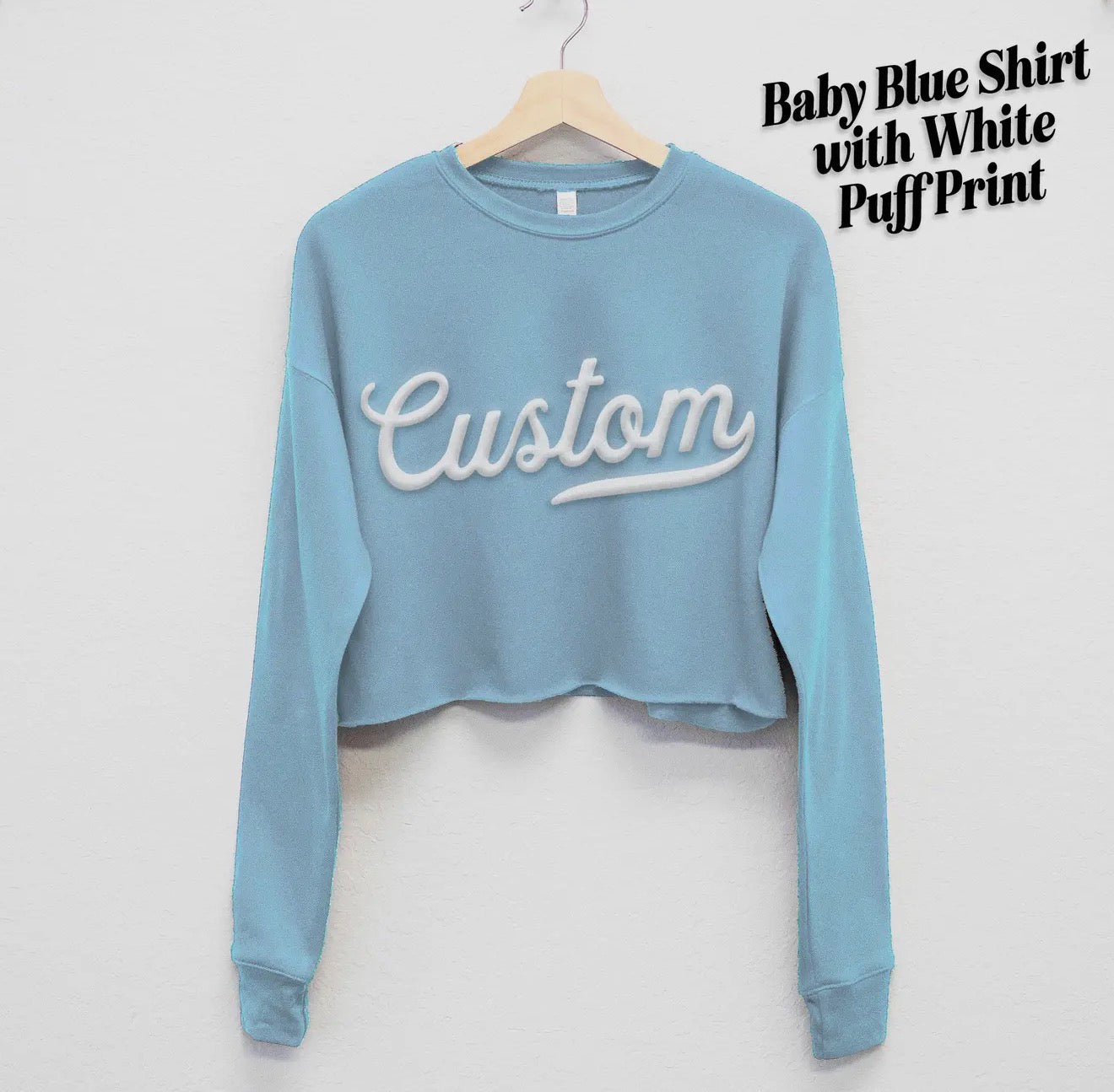Custom Cropped Sweatshirt Pre-Order