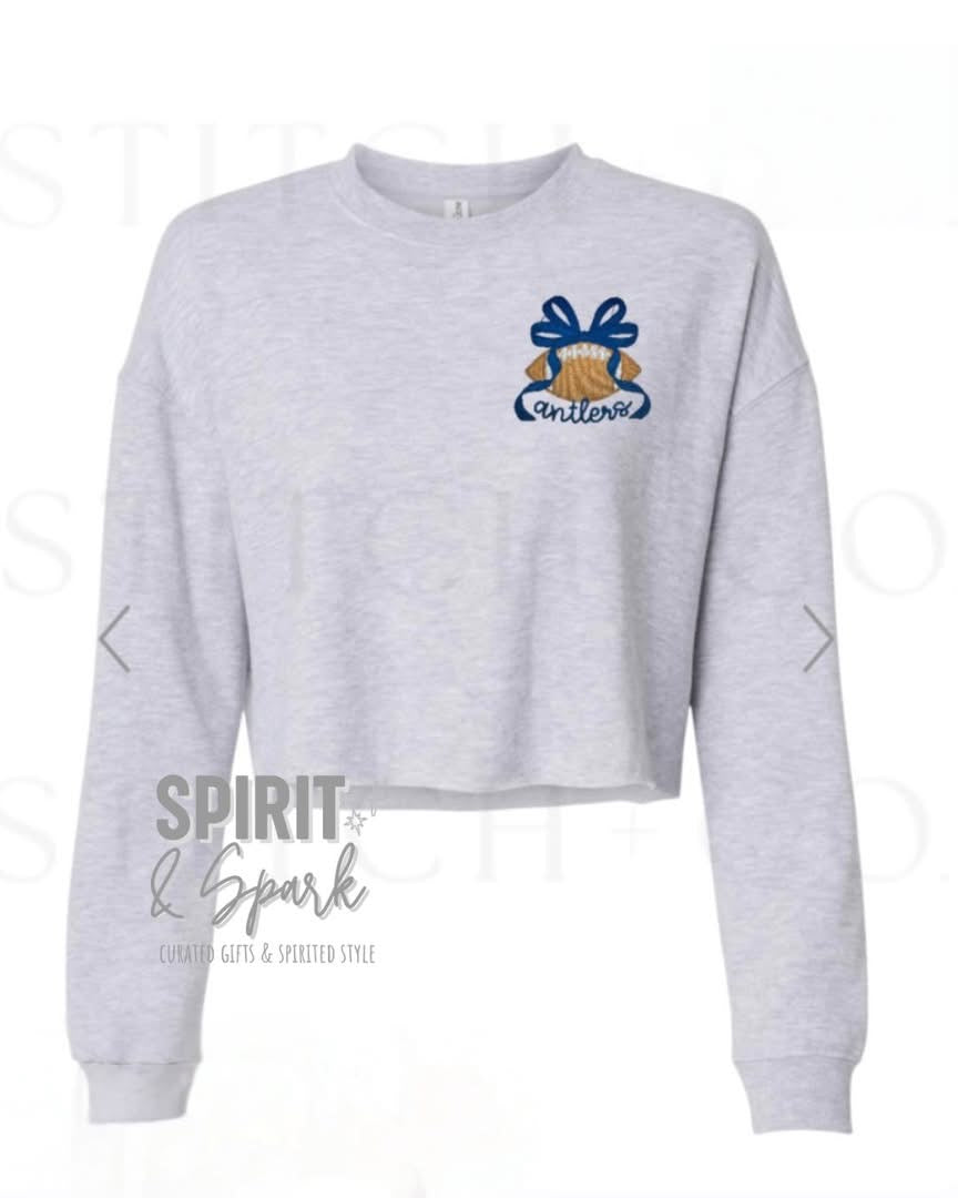 Bow Football Sweatshirt