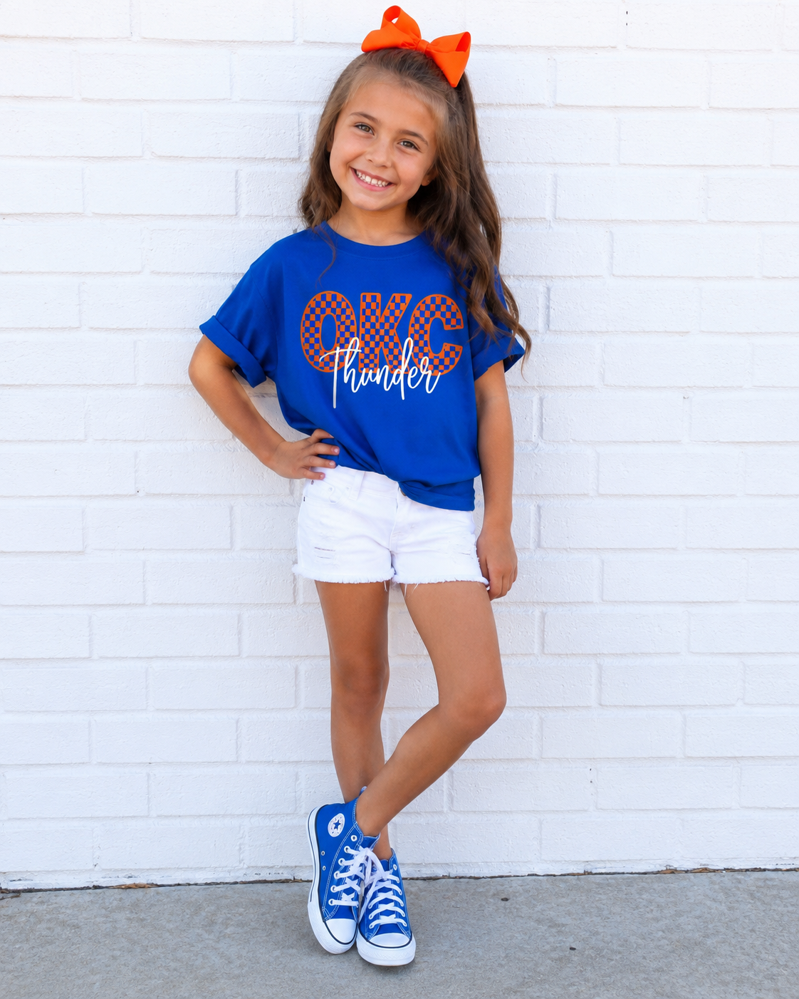 Courtside Check Tee