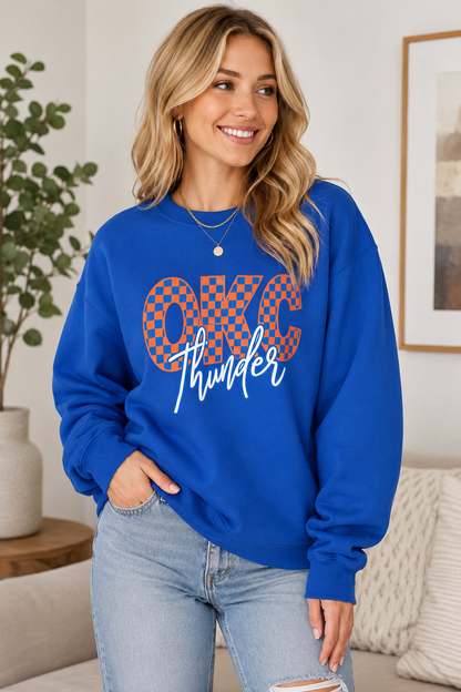 Courtside Check Tee