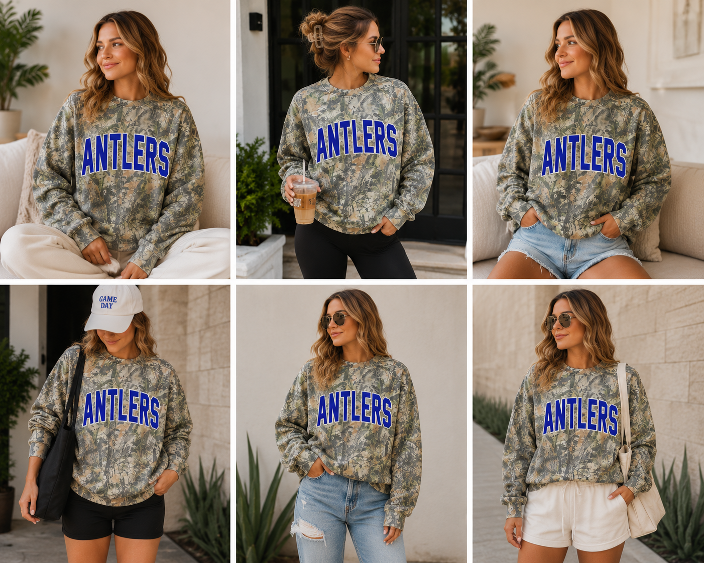 Creek Camo Crewneck