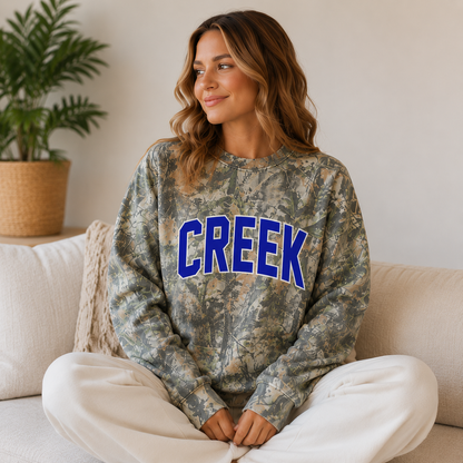 Creek Camo Crewneck