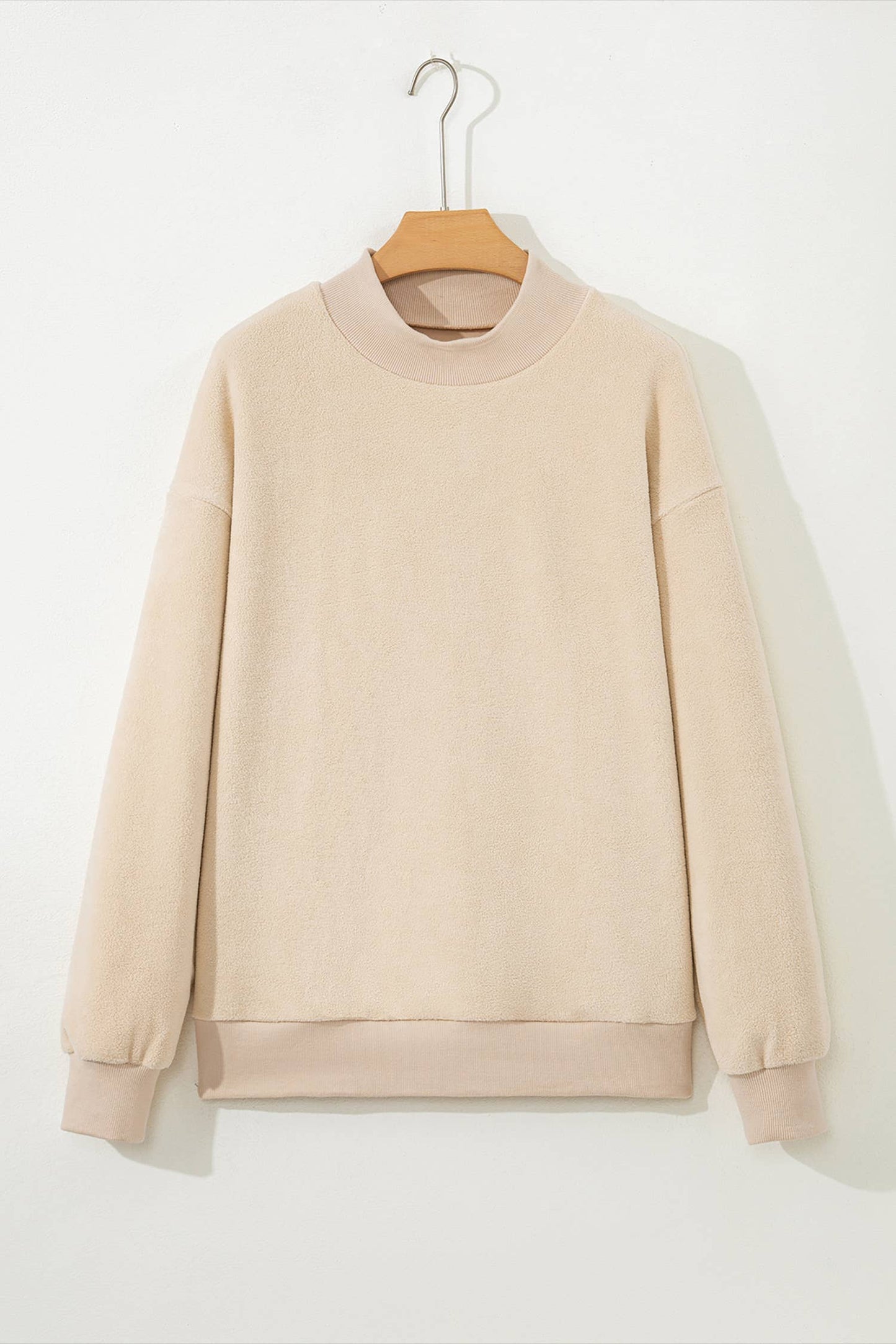 LAS Oversize Drop Shoulder Reversible Sweatshirt (S-XL): Dark Blue / Missy / M