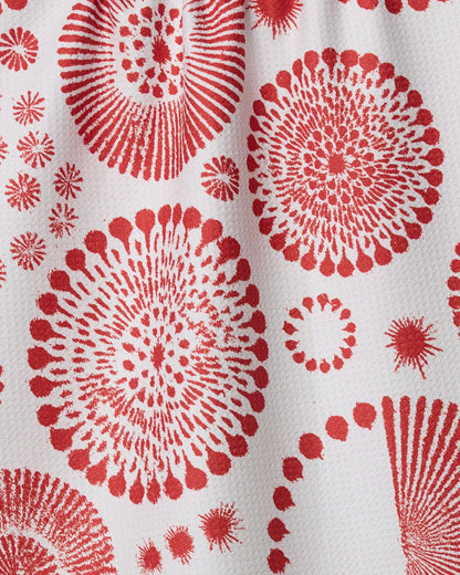 Freedom Sparks Tea Towel: Blue
